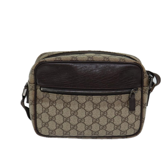 Luxury Gucci Trending 2025 GG Supreme Shoulder Bag PVC Beige 114291  ki4360