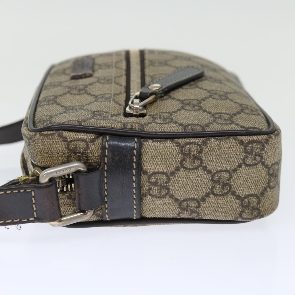 Luxury Gucci Trending 2025 GG Supreme Shoulder Bag PVC Beige 201447  ki4395