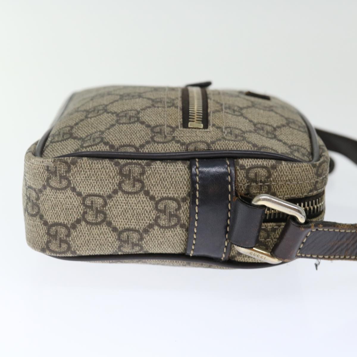 Luxury Gucci Trending 2025 GG Supreme Shoulder Bag PVC Beige 201447  ki4395