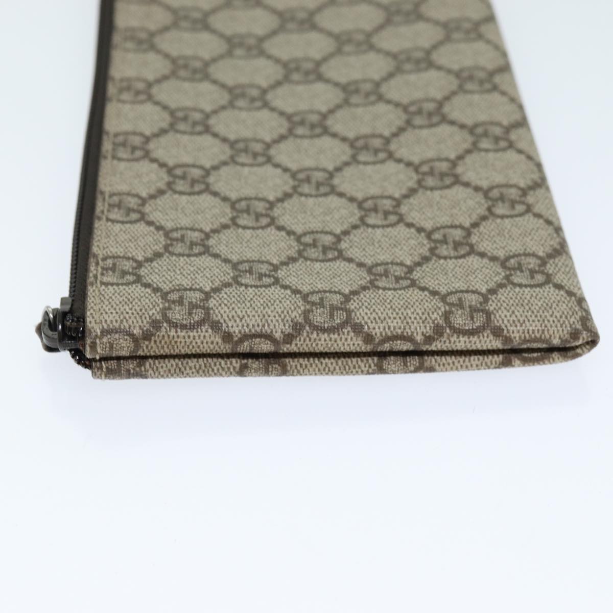 Luxury Gucci Trending 2025 GG Supreme Long Wallet PVC Beige 115261  ki4412