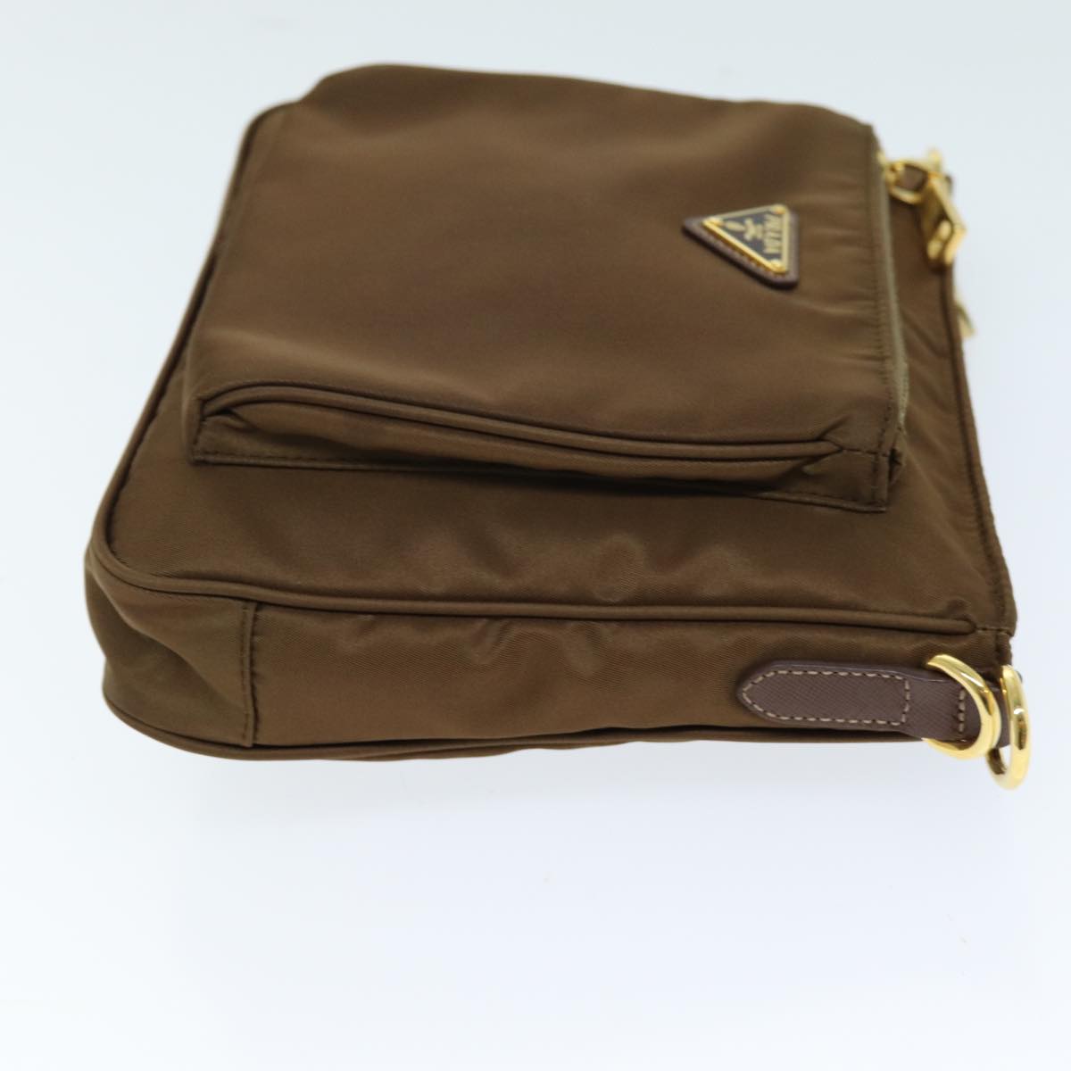 Luxury PradaShoulder Bag Nylon Brown ki4473