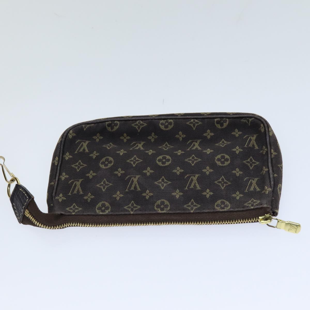 LOUIS VUITTON Monogram Mini Lin Bucket PM Shoulder Bag Brown M95226 ki4480