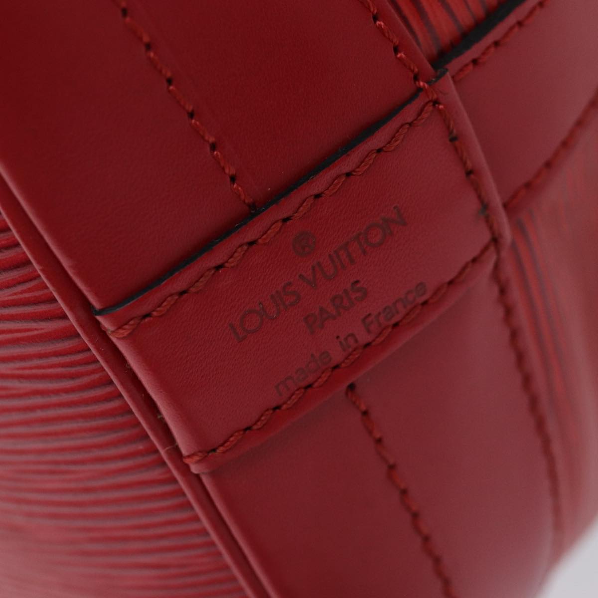 LOUIS VUITTON Epi Noe Shoulder Bag Red M44007 LV ki4494
