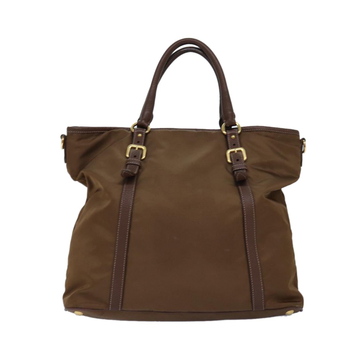 Luxury PradaTote Bag Nylon 2way Brown ki4513