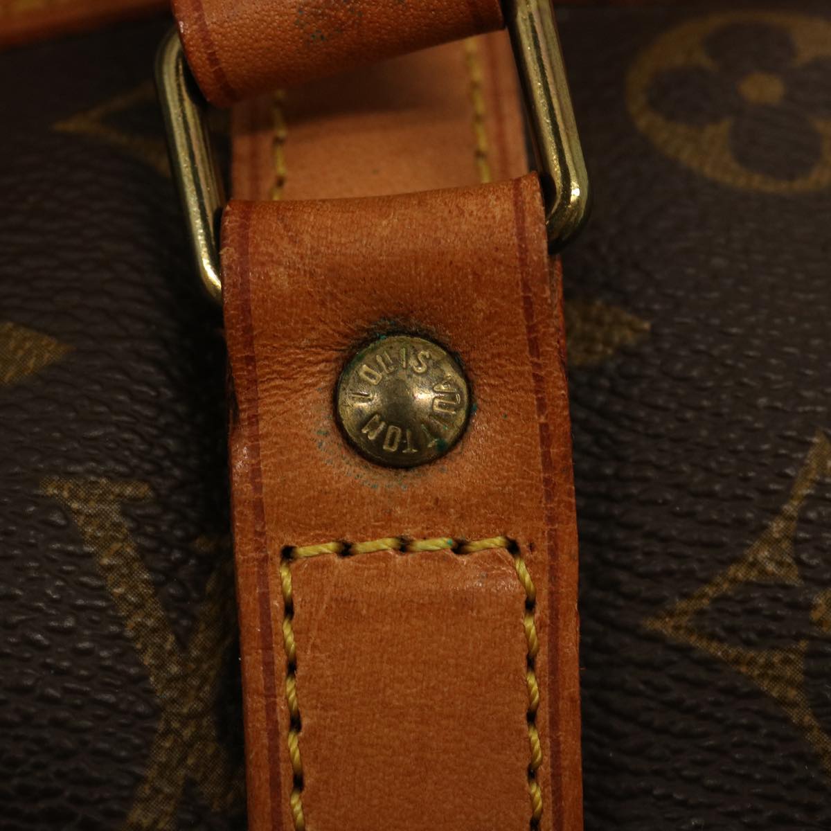 LOUIS VUITTON Monogram Sac Souple 35 Boston Bag M41626 LV ki4514