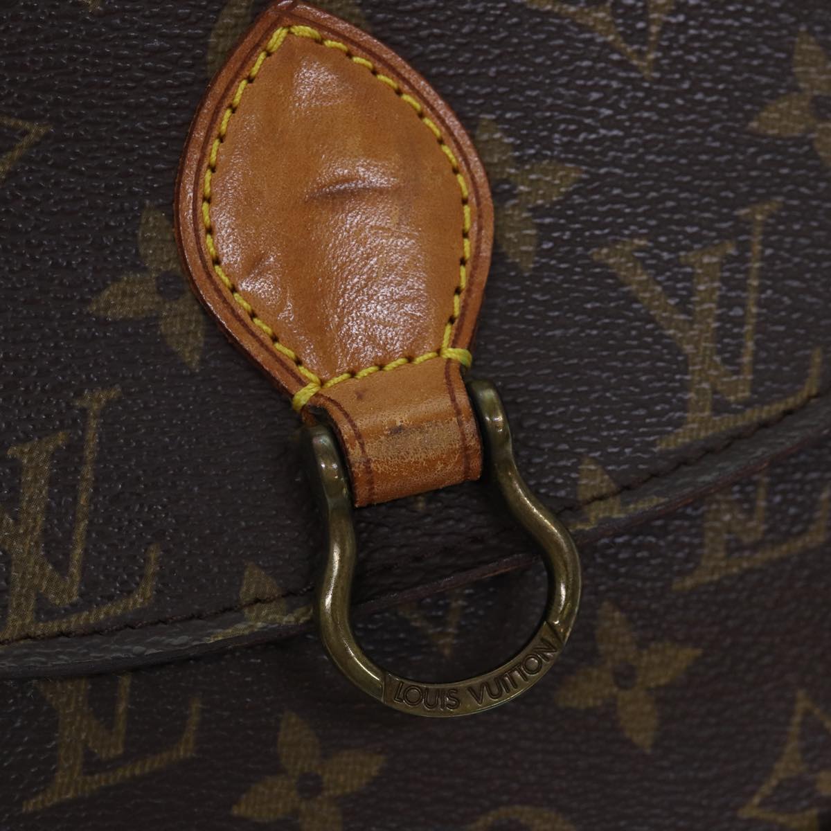 LOUIS VUITTON Monogram Saint Cloud PM Shoulder Bag M51244 ki4525