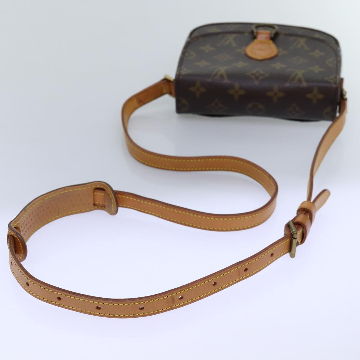 LOUIS VUITTON Monogram Saint Cloud PM Shoulder Bag M51244 ki4525