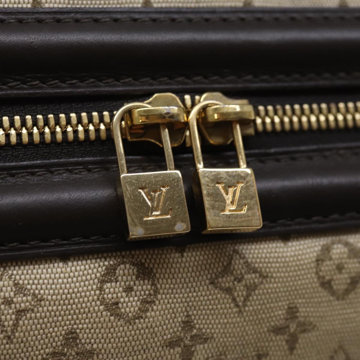 LOUIS VUITTON Monogram Mini Josephine GM Hand Bag Khaki M92310 LV ki4533