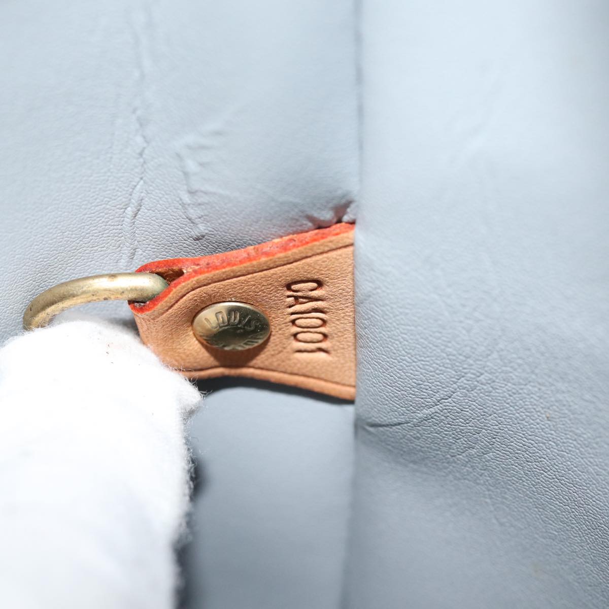 LOUIS VUITTON Monogram Vernis Houston Hand Bag Gris M91053 LV ki4535