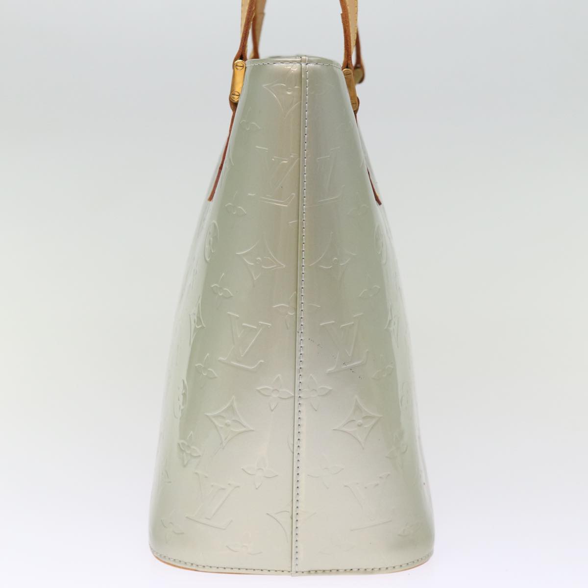 LOUIS VUITTON Monogram Vernis Houston Hand Bag Gris M91053 LV ki4535