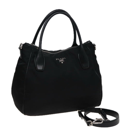 Luxury PradaShoulder Bag Nylon 2way Black ki4556