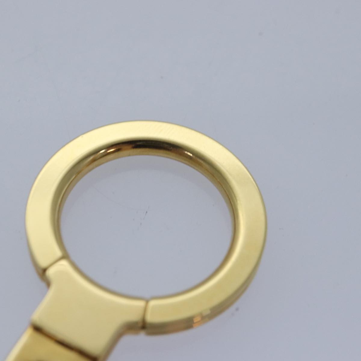 LOUIS VUITTON Anneau Cles Key Holder metal Gold Tone LV ki4686