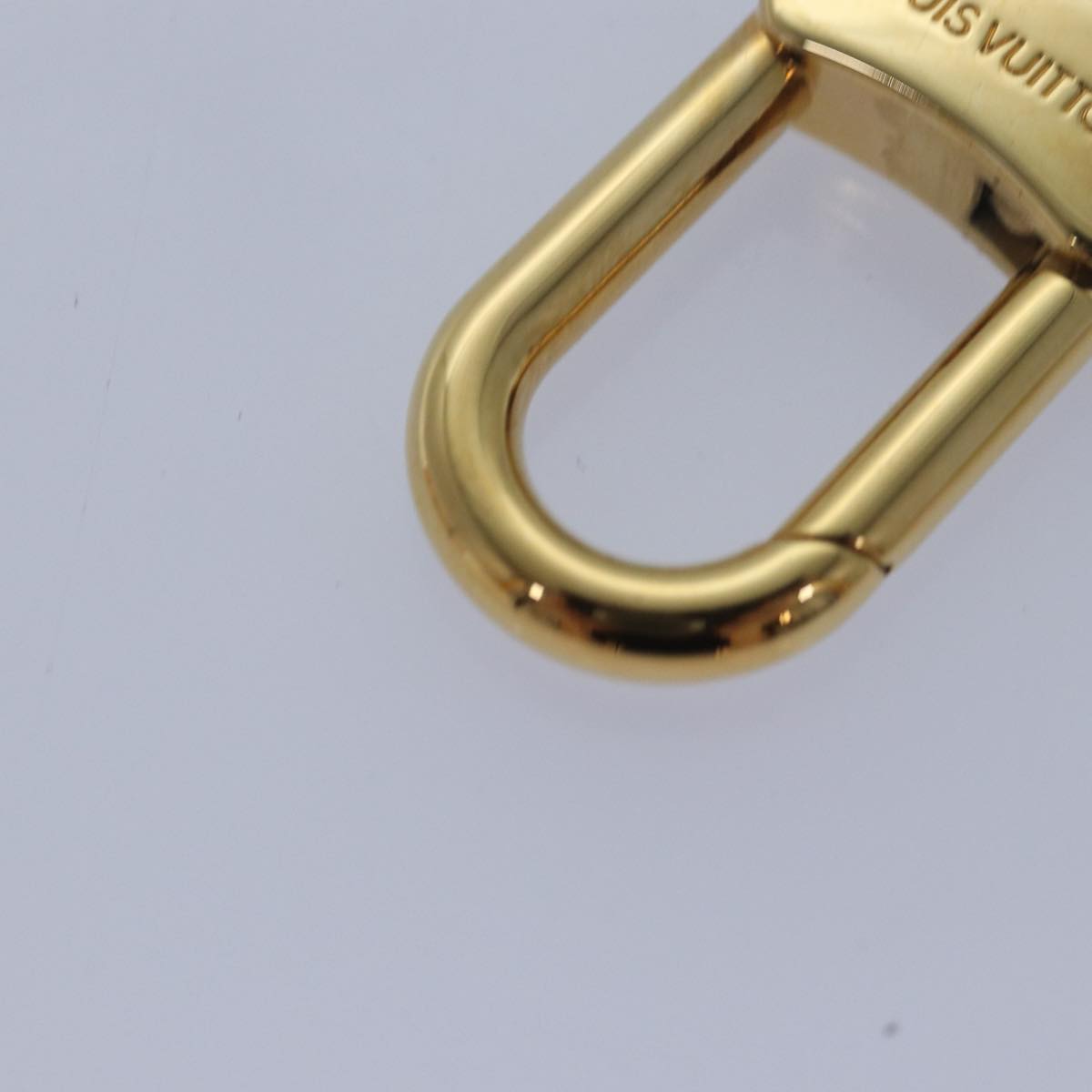 LOUIS VUITTON Anneau Cles Key Holder metal Gold Tone LV ki4686