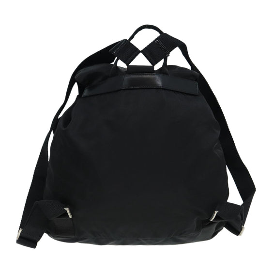 Luxury Prada Backpack Nylon Black Silver  ki4696