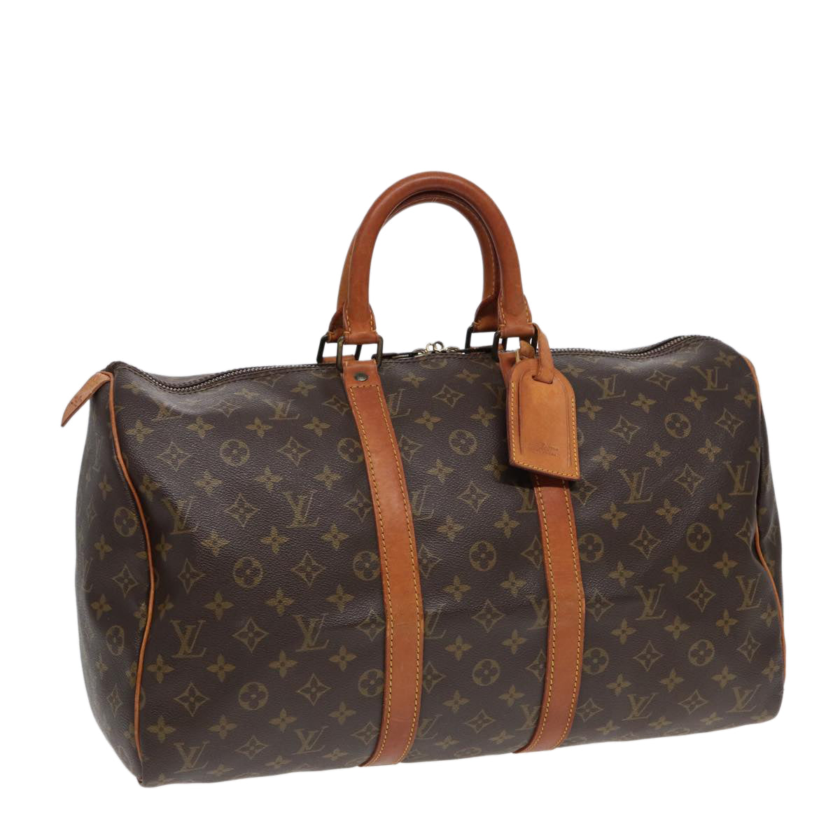 LOUIS VUITTON Monogram Keepall 45 Boston Bag M41428 LV ki4852