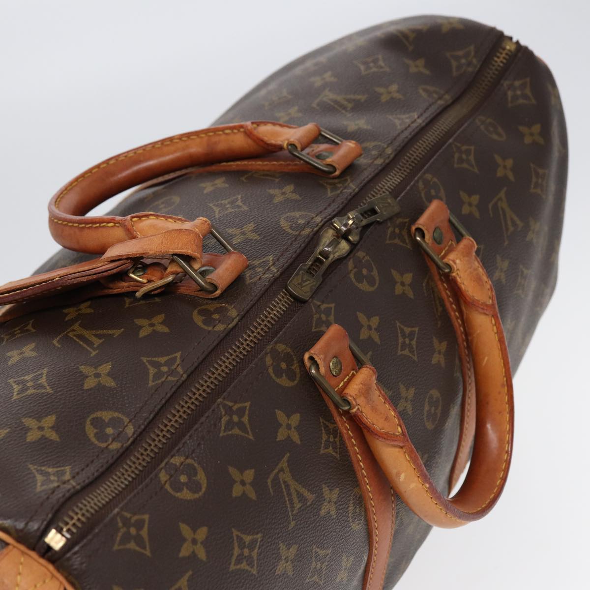LOUIS VUITTON Monogram Keepall 45 Boston Bag M41428 LV ki4852