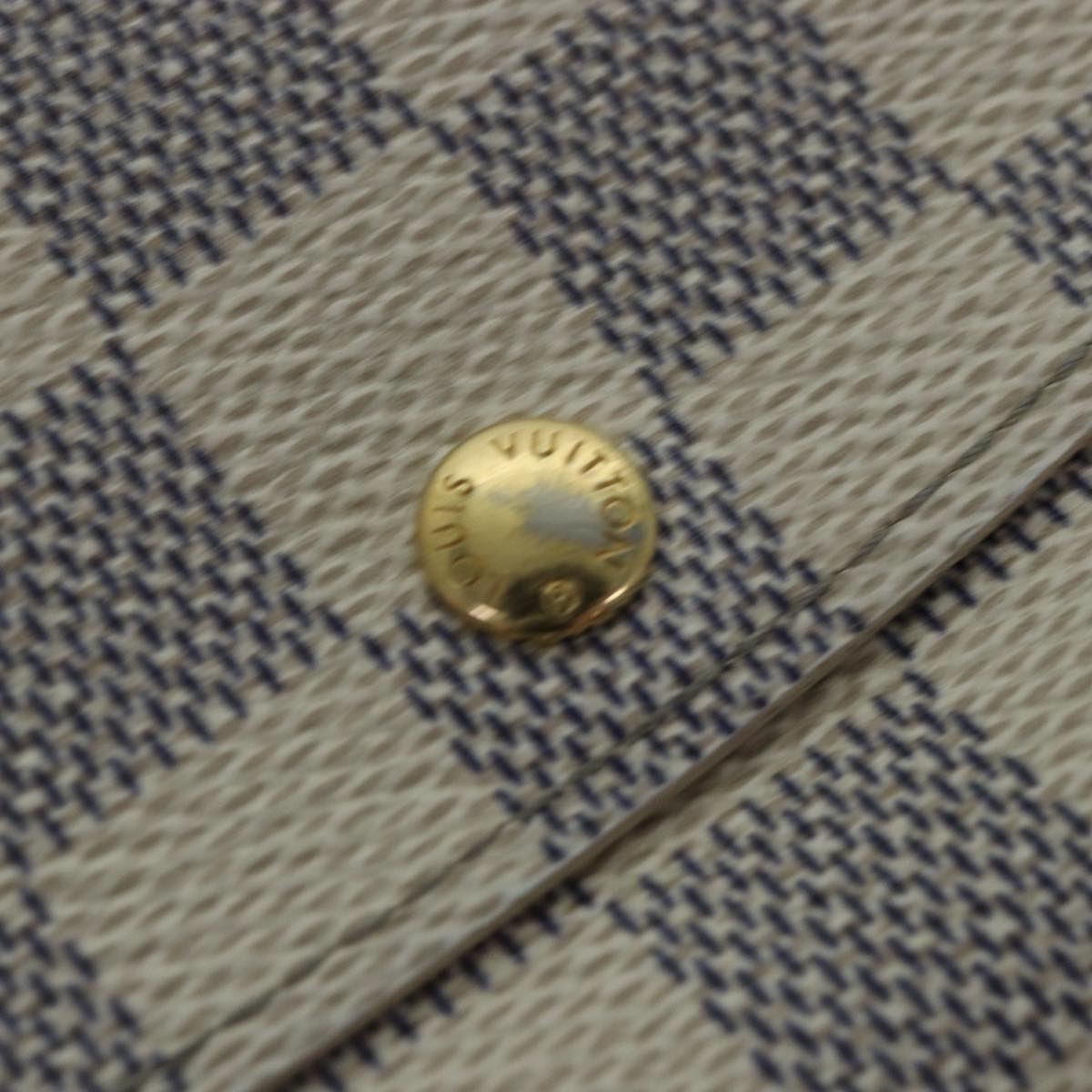 LOUIS VUITTON Damier Azur Portefeuille Emily Long Wallet N41625 LV ki4863