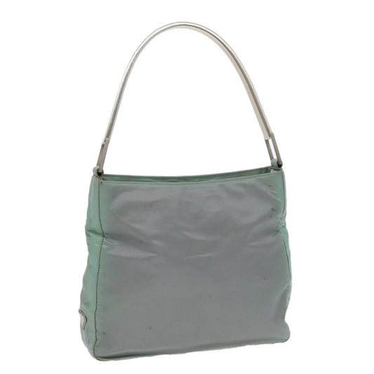 Luxury Prada Shoulder Bag Nylon Khaki Silver  ki4969