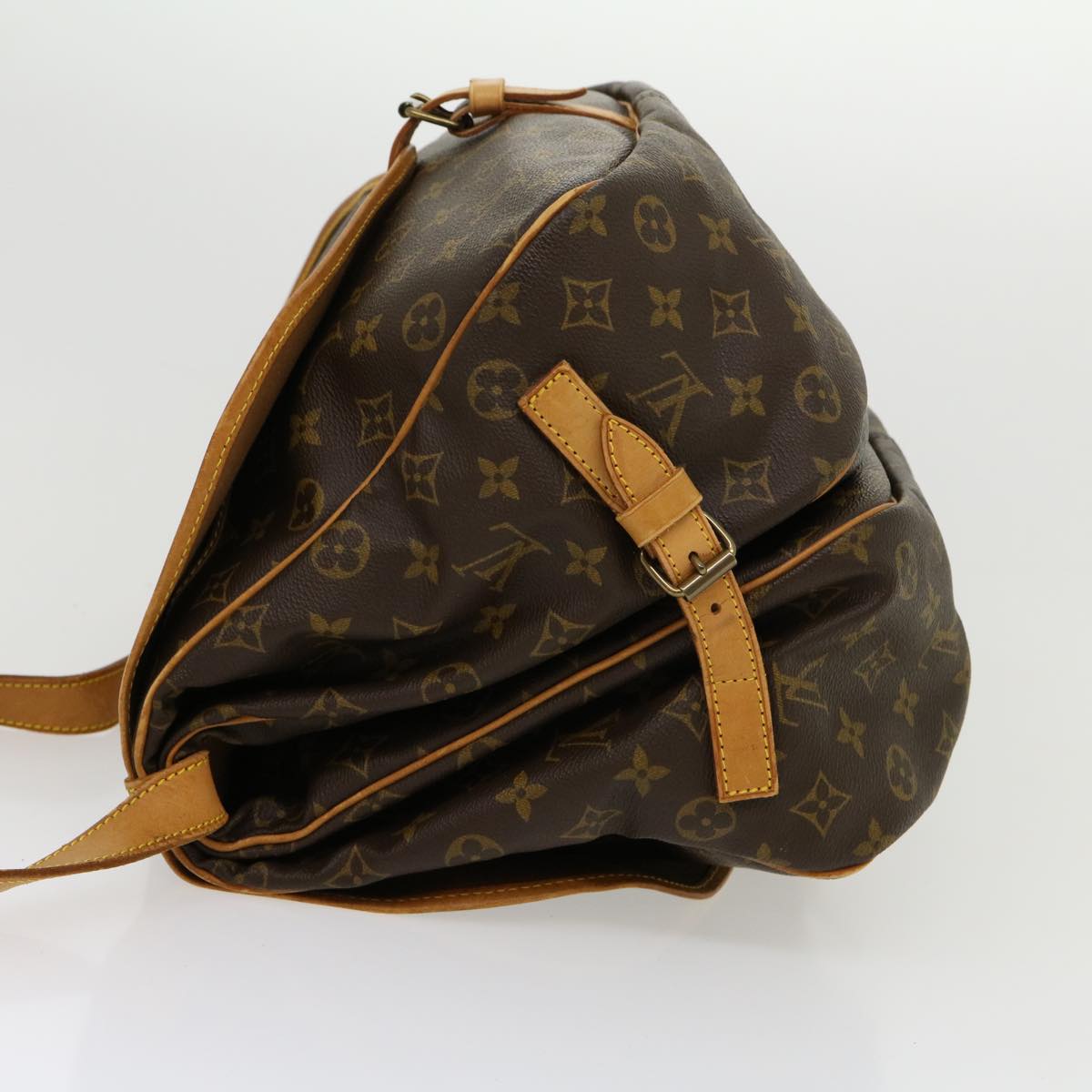 LOUIS VUITTON Monogram Saumur 35 Shoulder Bag M42254 LV kk118
