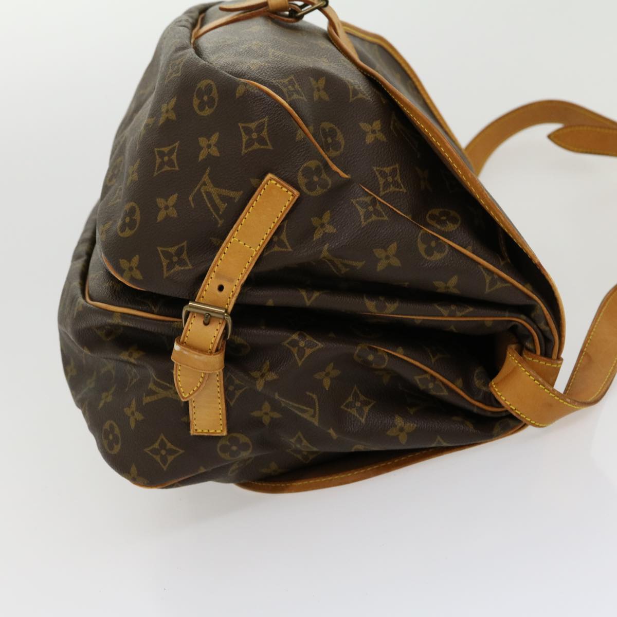 LOUIS VUITTON Monogram Saumur 35 Shoulder Bag M42254 LV kk118