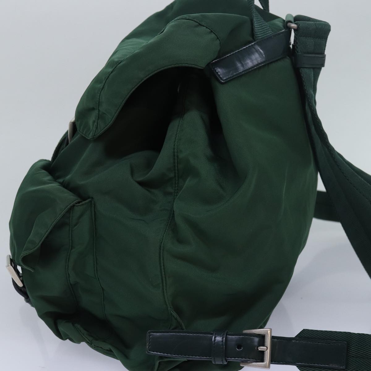 Luxury Prada Backpack Nylon Green  kk262