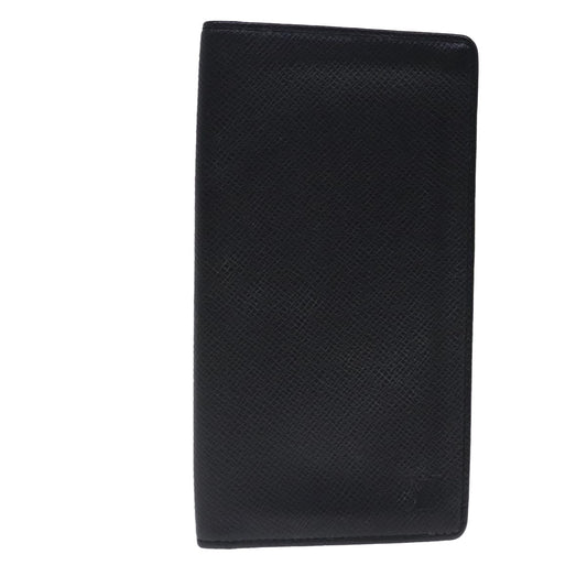 LOUIS VUITTON Taiga Porte Cartes Credit En Long Wallet Ardoise M31002 kk358