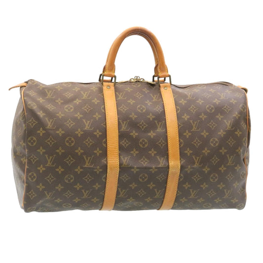 LOUIS VUITTON Monogram Keepall 50 Boston Bag M41426 LV lt261