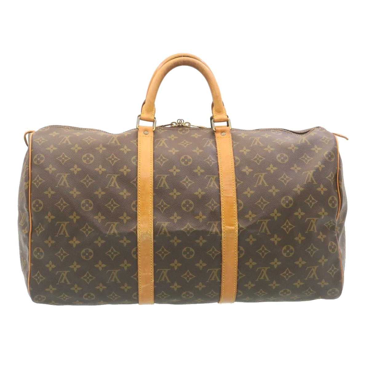 LOUIS VUITTON Monogram Keepall 50 Boston Bag M41426 LV lt261