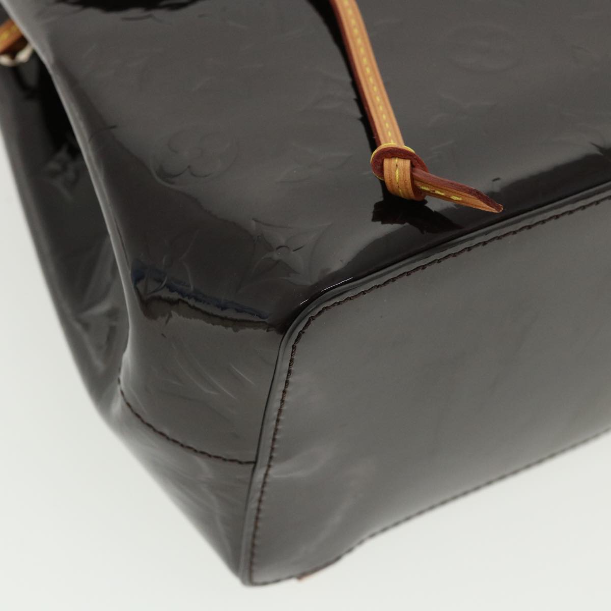 LOUIS VUITTON Monogram Vernis Hot spring Hand Bag Amarante M96053 LV 67495A