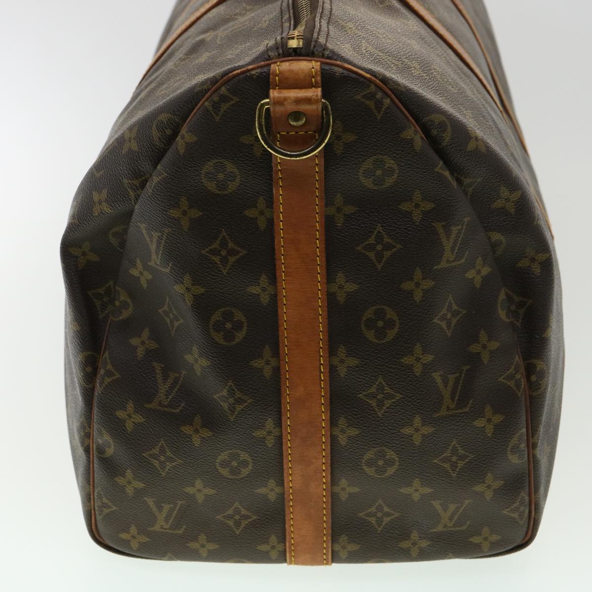 LOUIS VUITTON Monogram Keepall Bandouliere 55 Boston Bag M41414 LV lt677