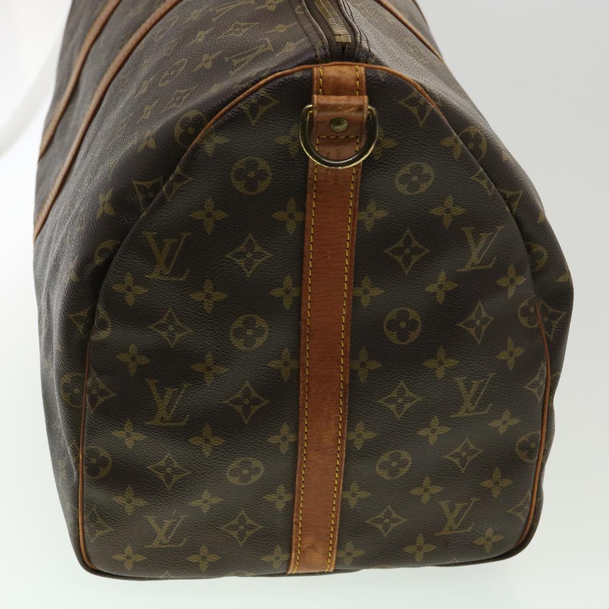 LOUIS VUITTON Monogram Keepall Bandouliere 55 Boston Bag M41414 LV lt677