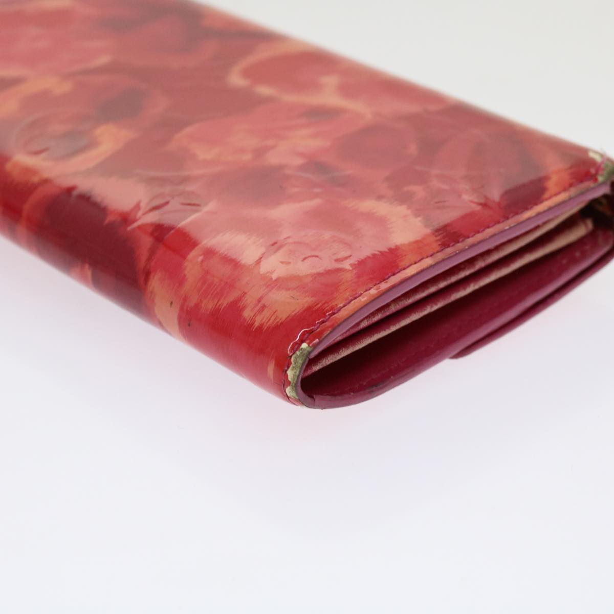 LOUIS VUITTON Vernis Ikat Flower Portefeiulle Sarah Wallet M90022 LV mr028