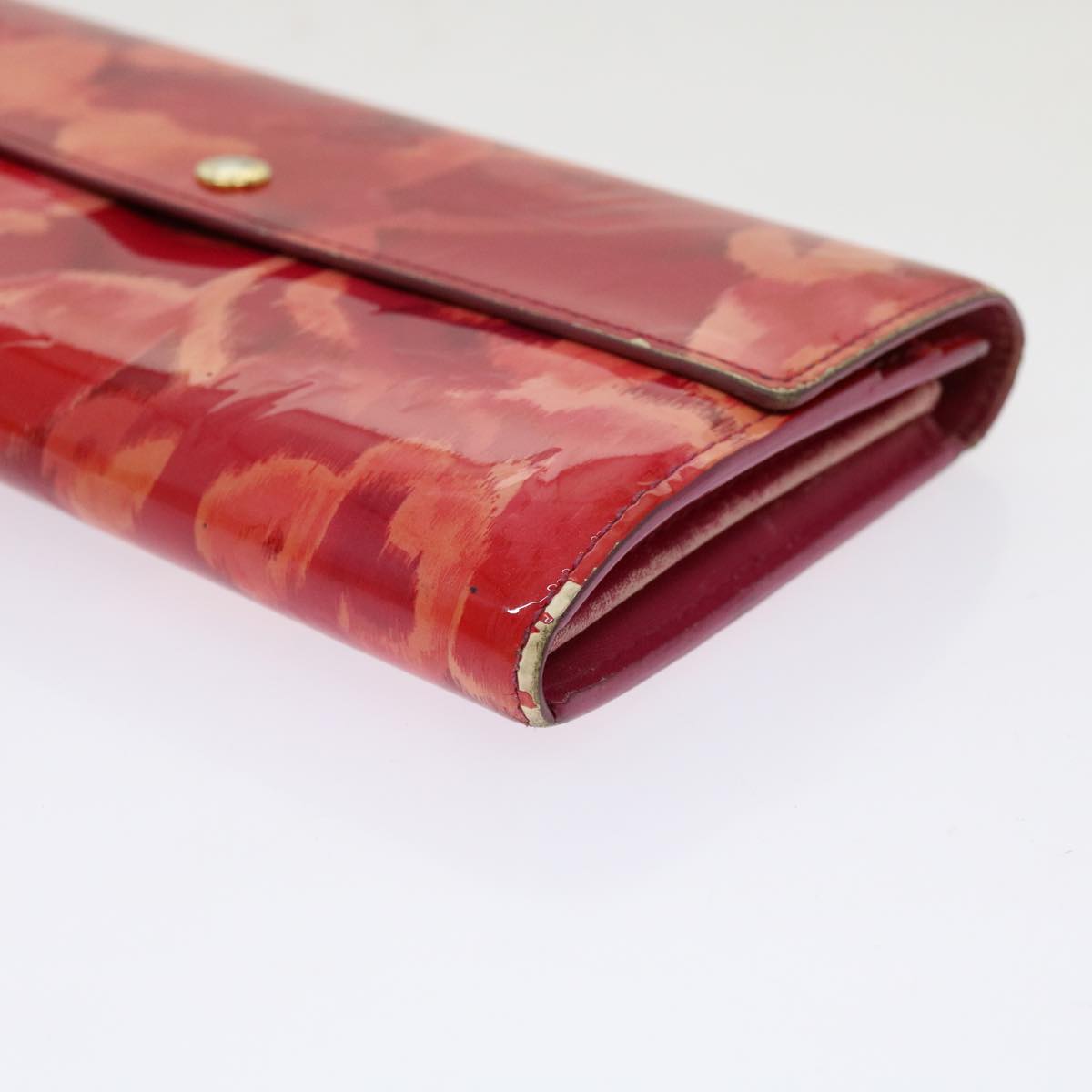 LOUIS VUITTON Vernis Ikat Flower Portefeiulle Sarah Wallet M90022 LV mr028
