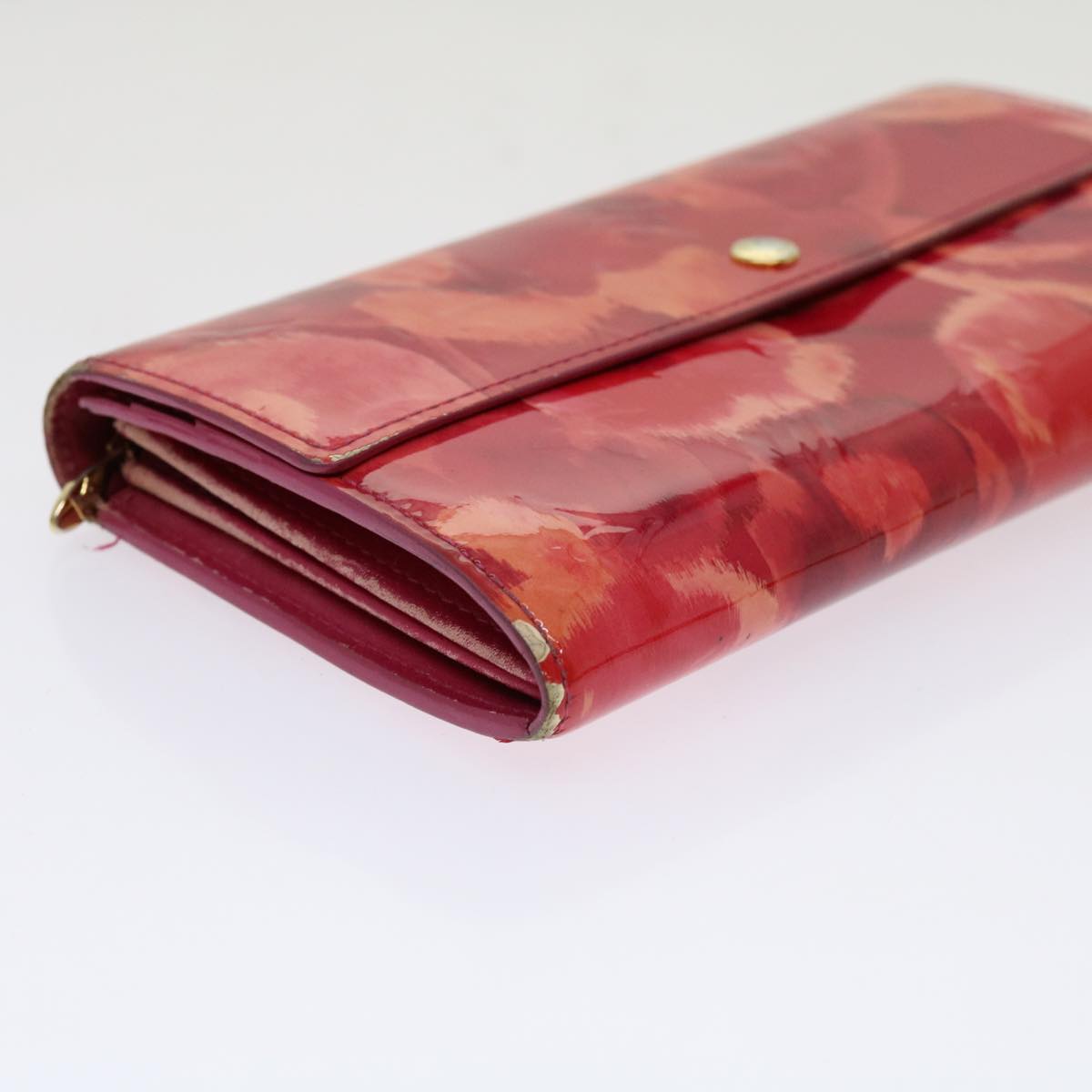 LOUIS VUITTON Vernis Ikat Flower Portefeiulle Sarah Wallet M90022 LV mr028
