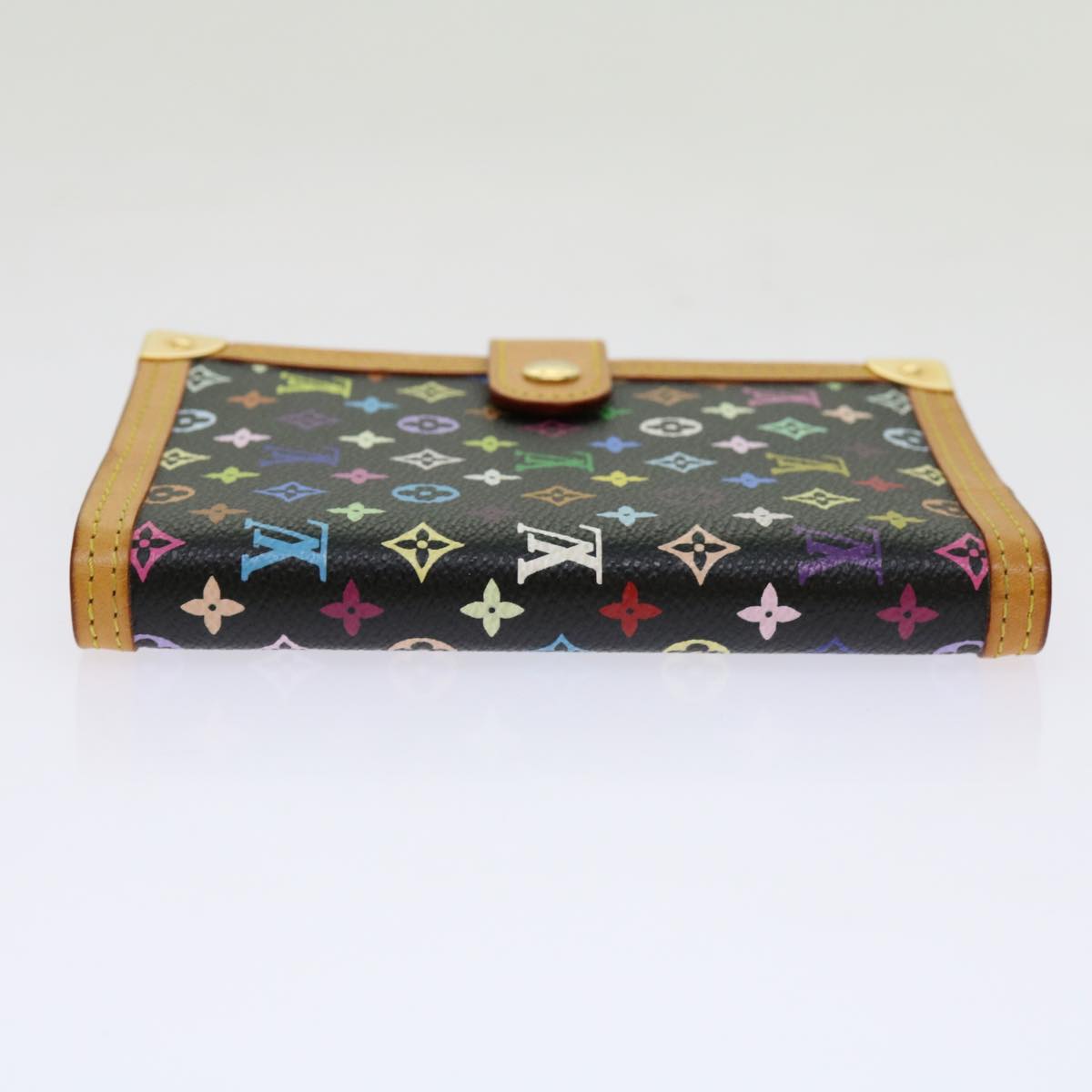 LOUIS VUITTON Multicolor Agenda PM Day Planner Cover Black R21076 LV mr047