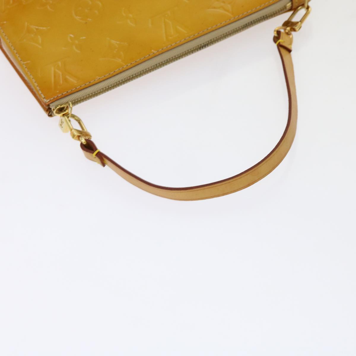 LOUIS VUITTON Monogram Vernis Lexington Accessory Pouch Beige M91010 mr072