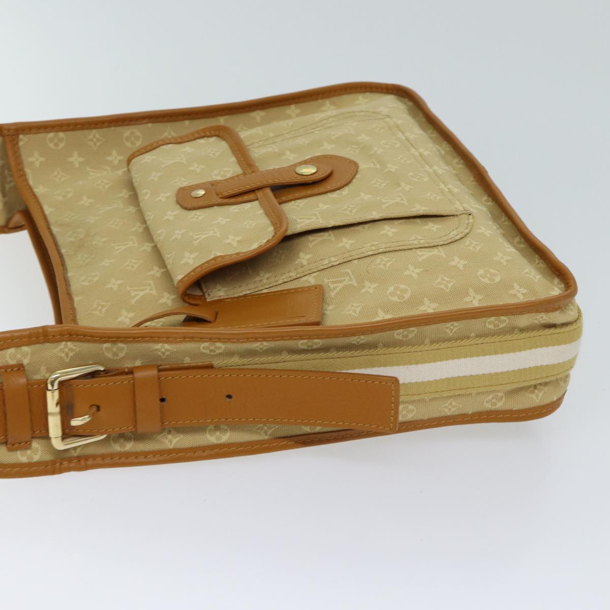 LOUIS VUITTON Monogram Mini Buzas Marie Kate Bag Beige M92323 LV mr106