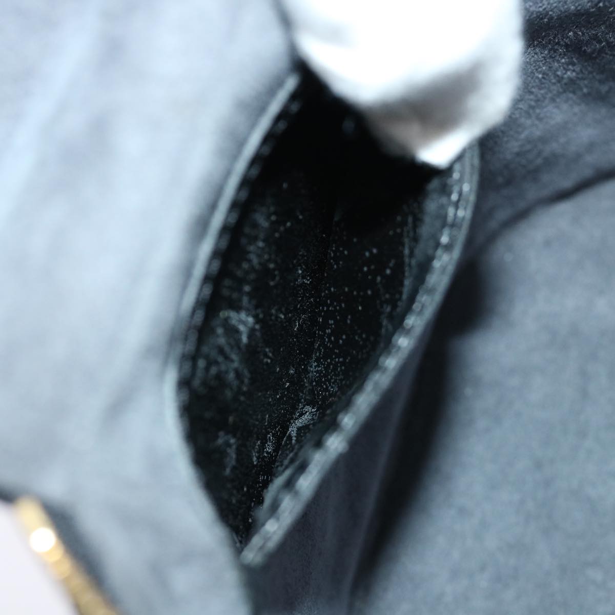 LOUIS VUITTON Epi Cannes Hand Bag Black M48032 LV mr117
