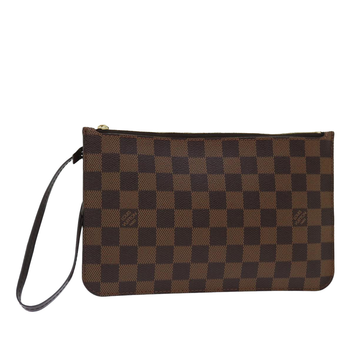 LOUIS VUITTON Damier Ebene Neverfull MM Pouch Accessory Pouch LV mr129