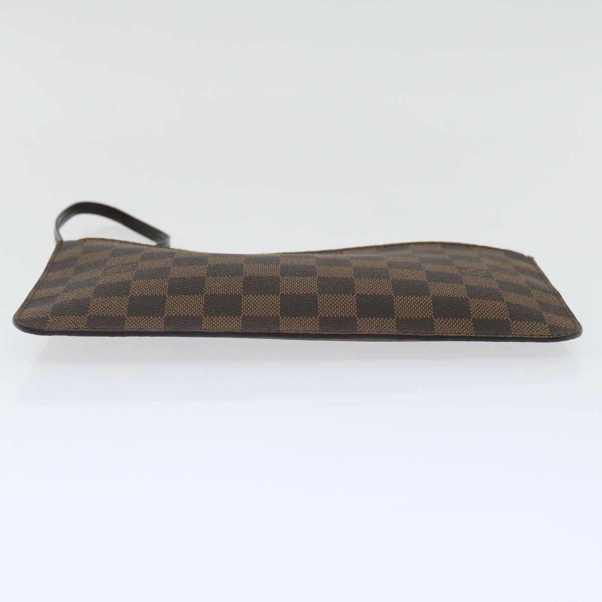 LOUIS VUITTON Damier Ebene Neverfull MM Pouch Accessory Pouch LV mr129
