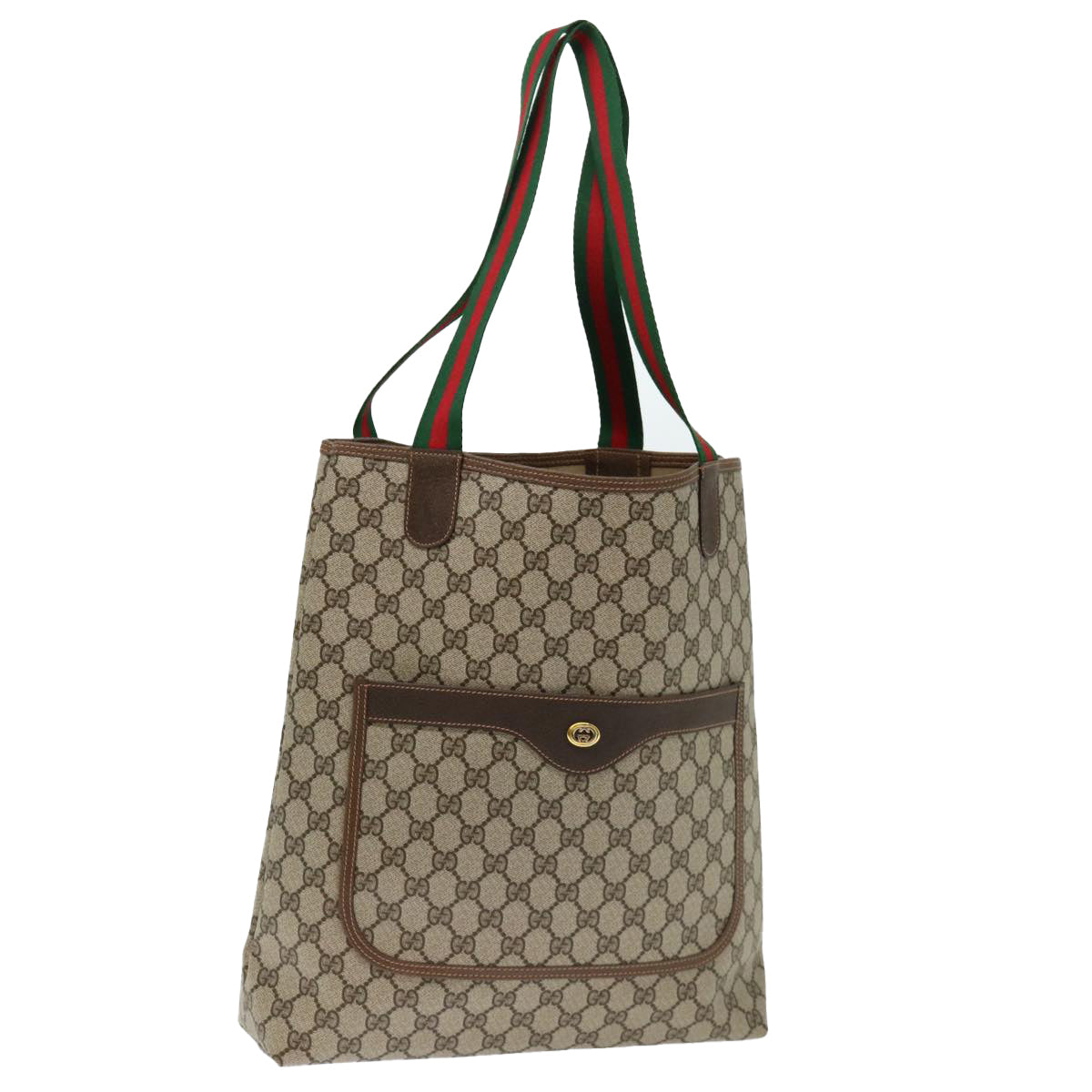 Luxury Gucci Trending 2025 GG Canvas Web Sherry Line Tote Bag PVC Beige Green Red  mr130