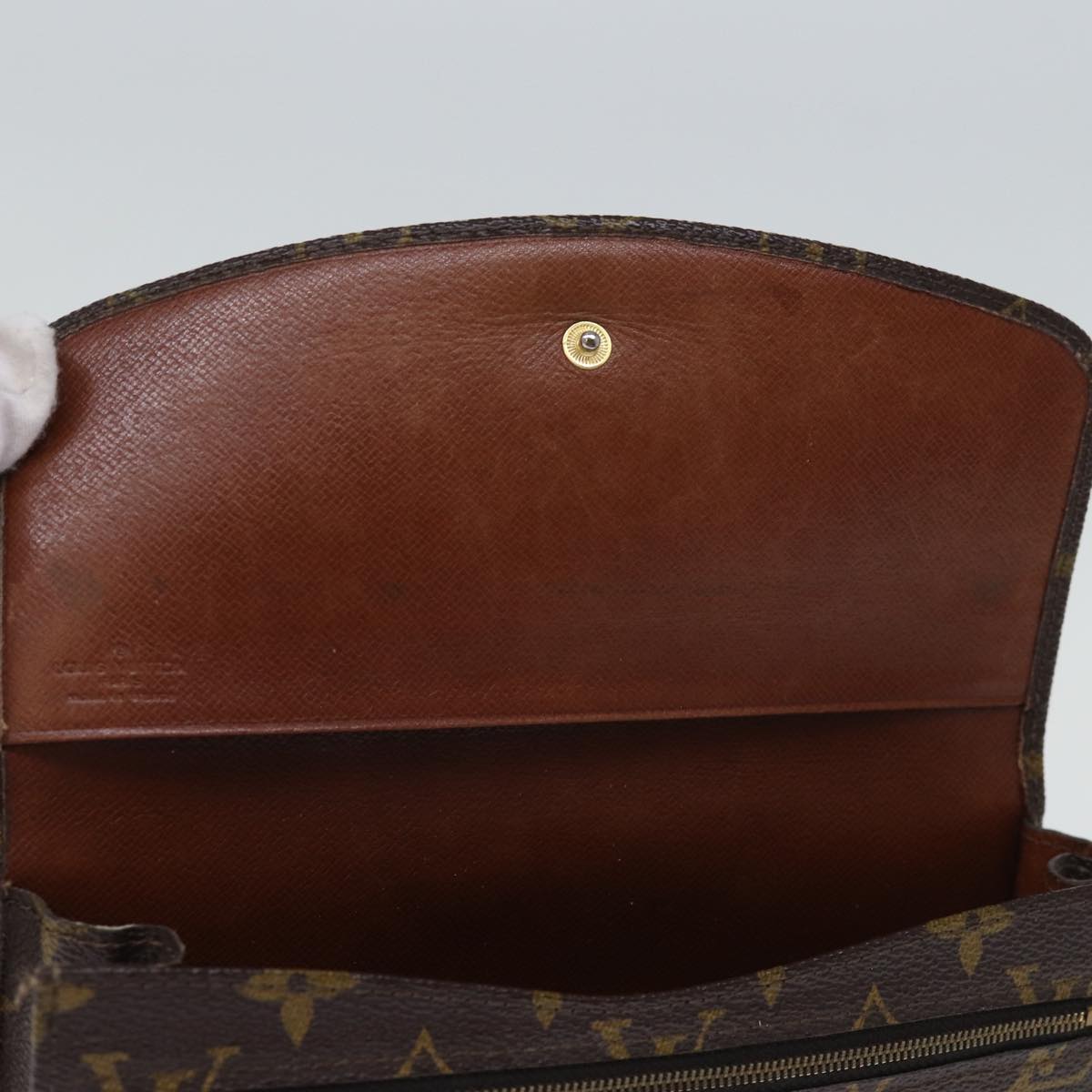 LOUIS VUITTON Monogram Pochette Rabat 20 Clutch Bag M51935 LV mr158