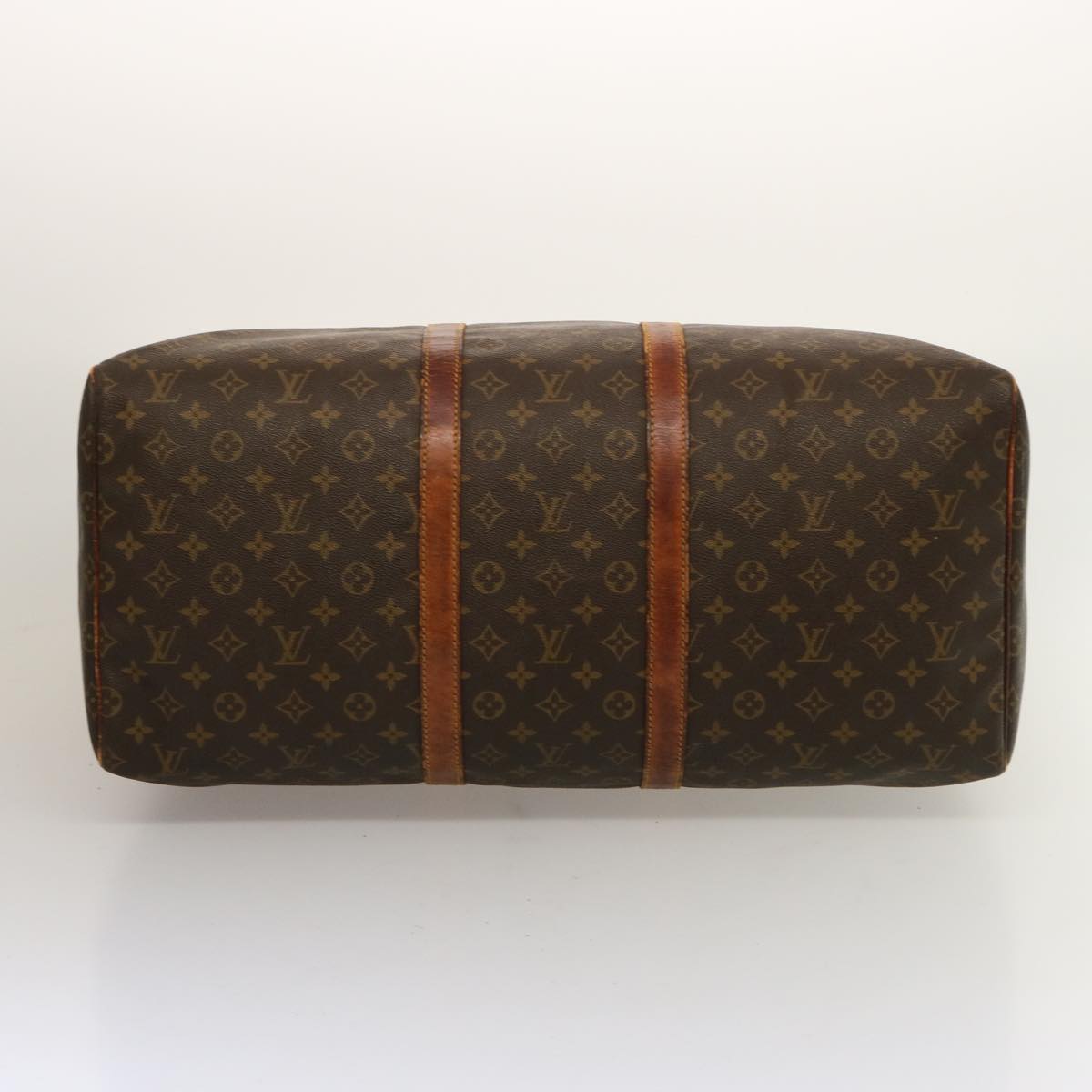 LOUIS VUITTON Monogram Keepall 55 Boston Bag M41424 LV mr178