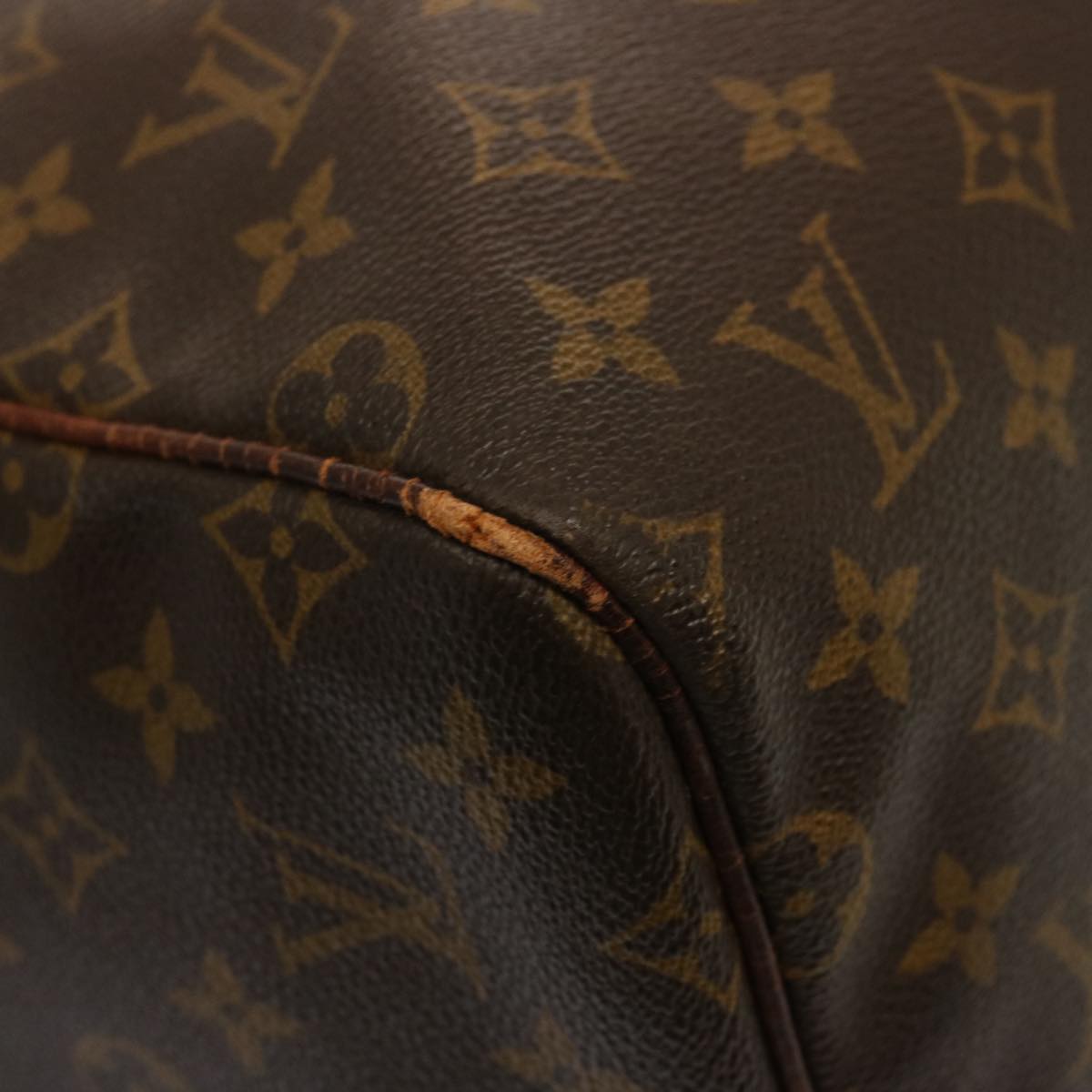 LOUIS VUITTON Monogram Keepall 55 Boston Bag M41424 LV mr178