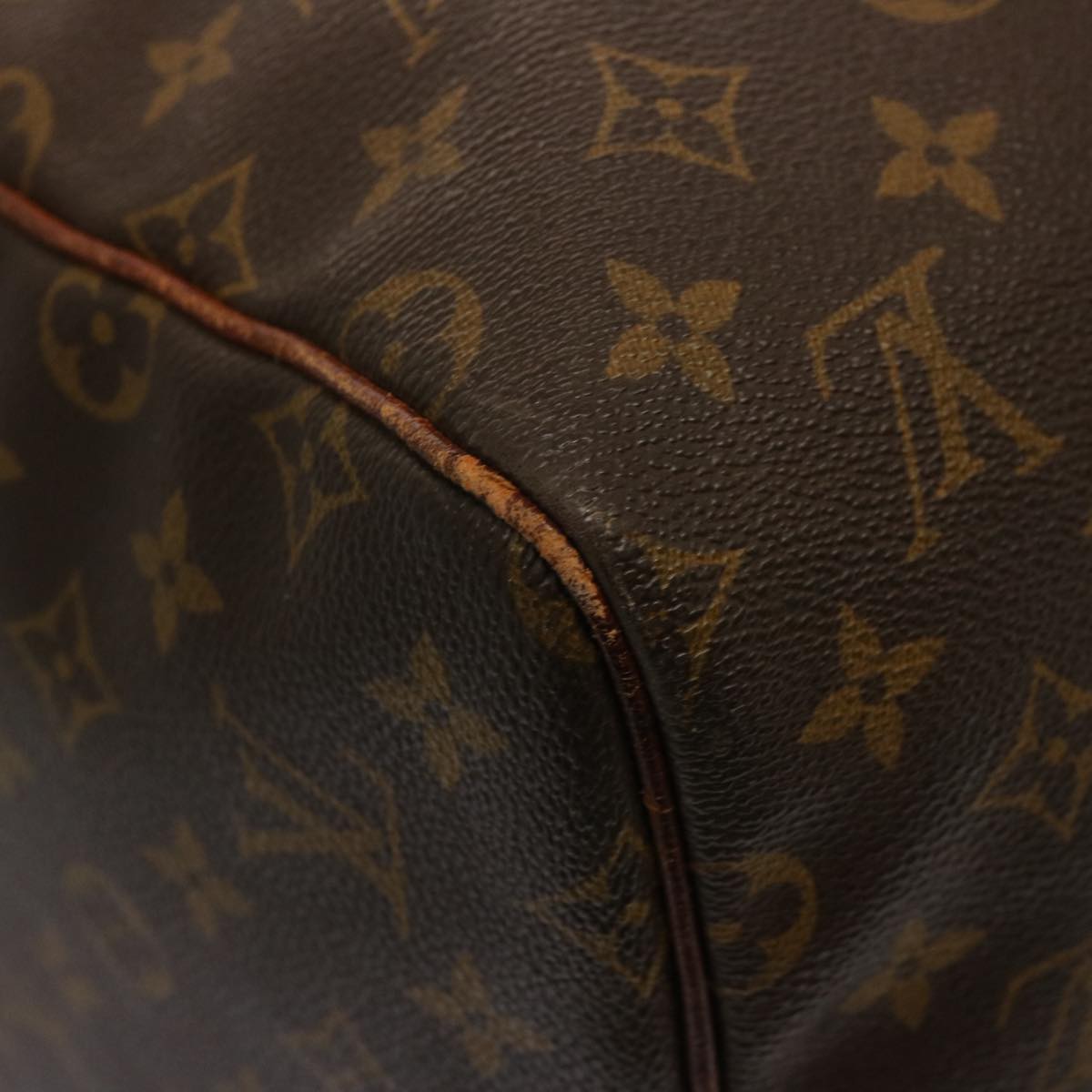 LOUIS VUITTON Monogram Keepall 55 Boston Bag M41424 LV mr178
