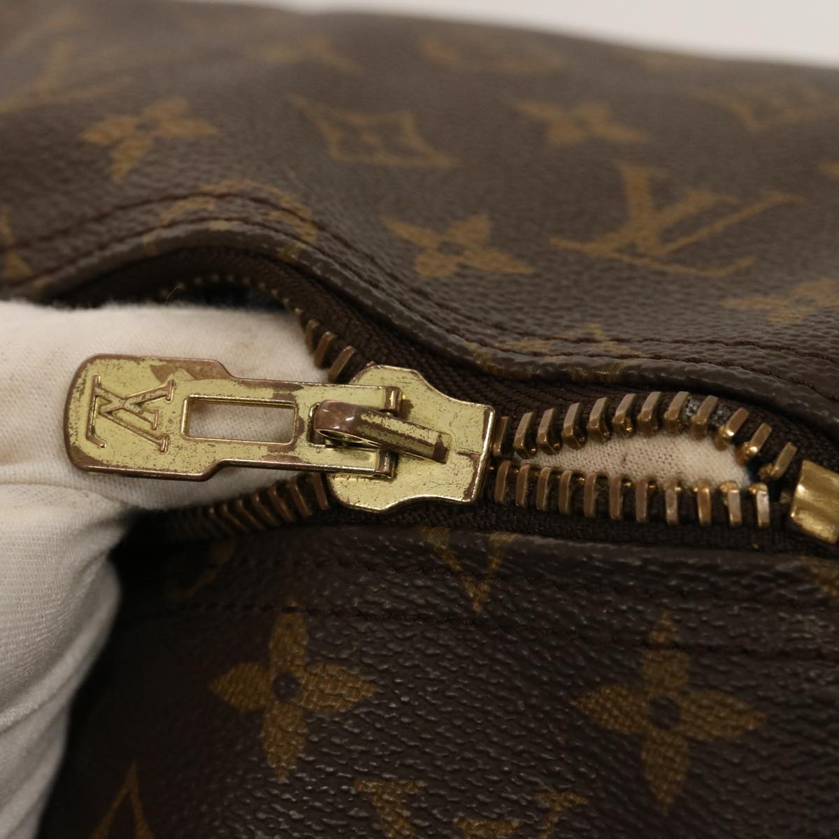 LOUIS VUITTON Monogram Keepall 55 Boston Bag M41424 LV mr178