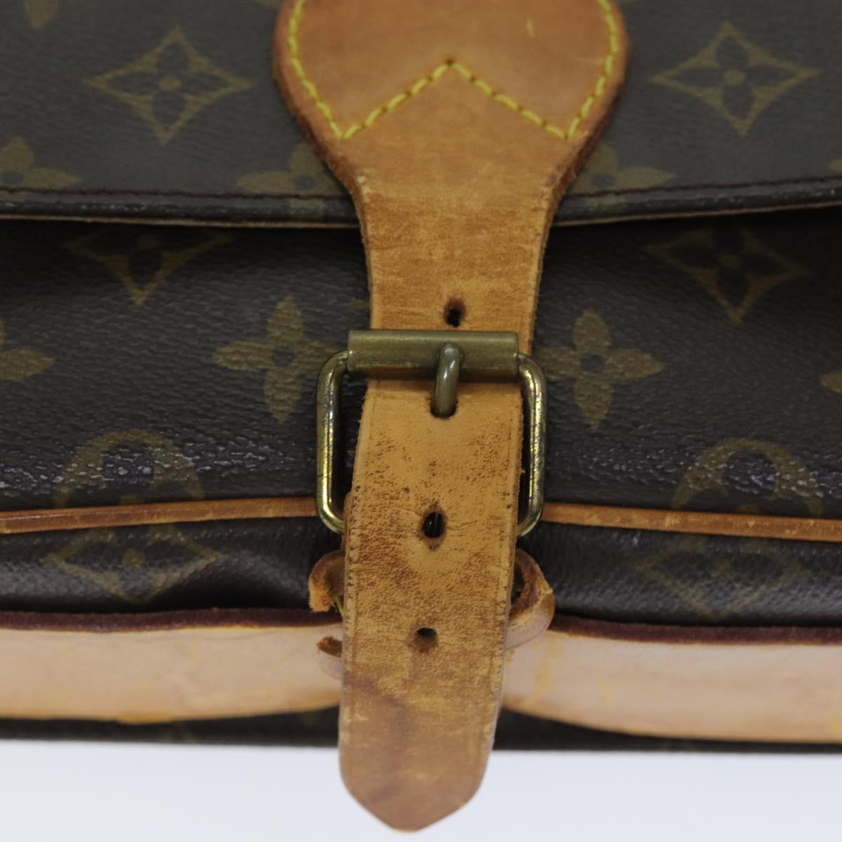 LOUIS VUITTON Monogram Cartouchiere MM Shoulder Bag M51253 LV mr190