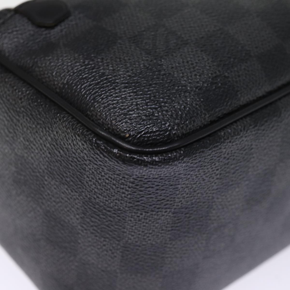LOUIS VUITTON Damier Graphite Toiletry Pouch Clutch Bag N47625 LV mr192