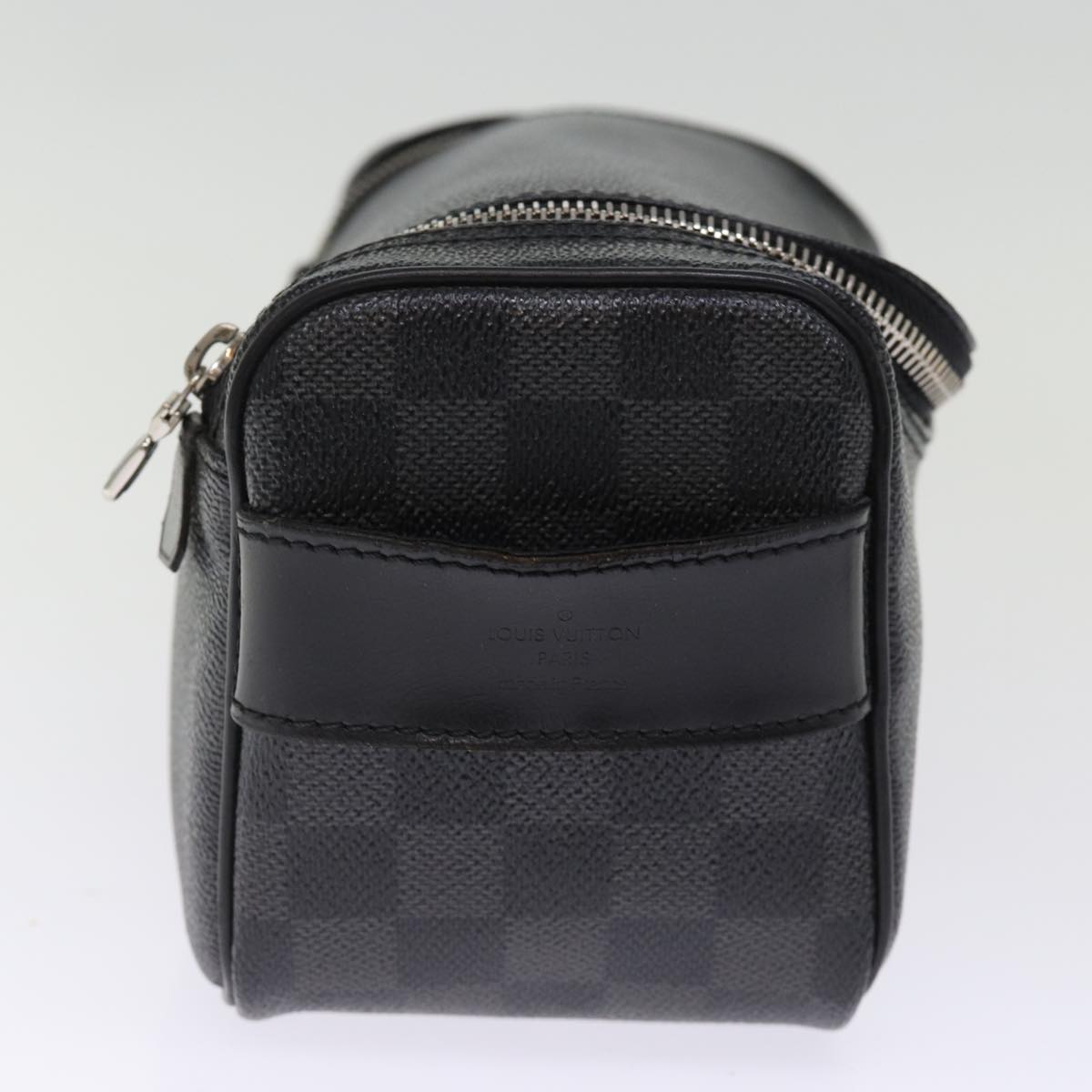 LOUIS VUITTON Damier Graphite Toiletry Pouch Clutch Bag N47625 LV mr192