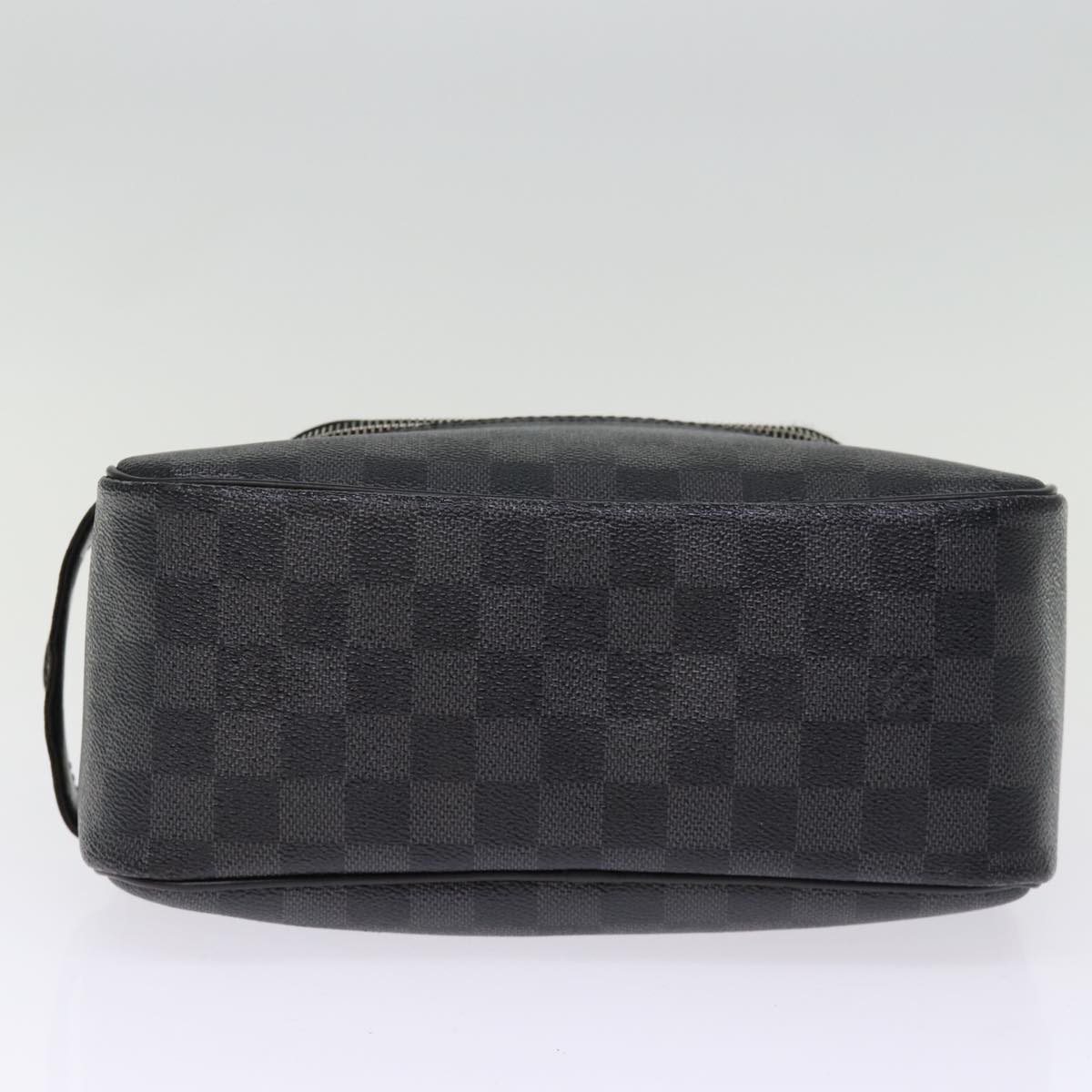 LOUIS VUITTON Damier Graphite Toiletry Pouch Clutch Bag N47625 LV mr192